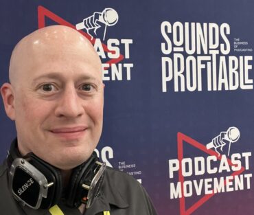 Jon "JAG" Gay at Podcast Movement 2025 in Dallas Texas