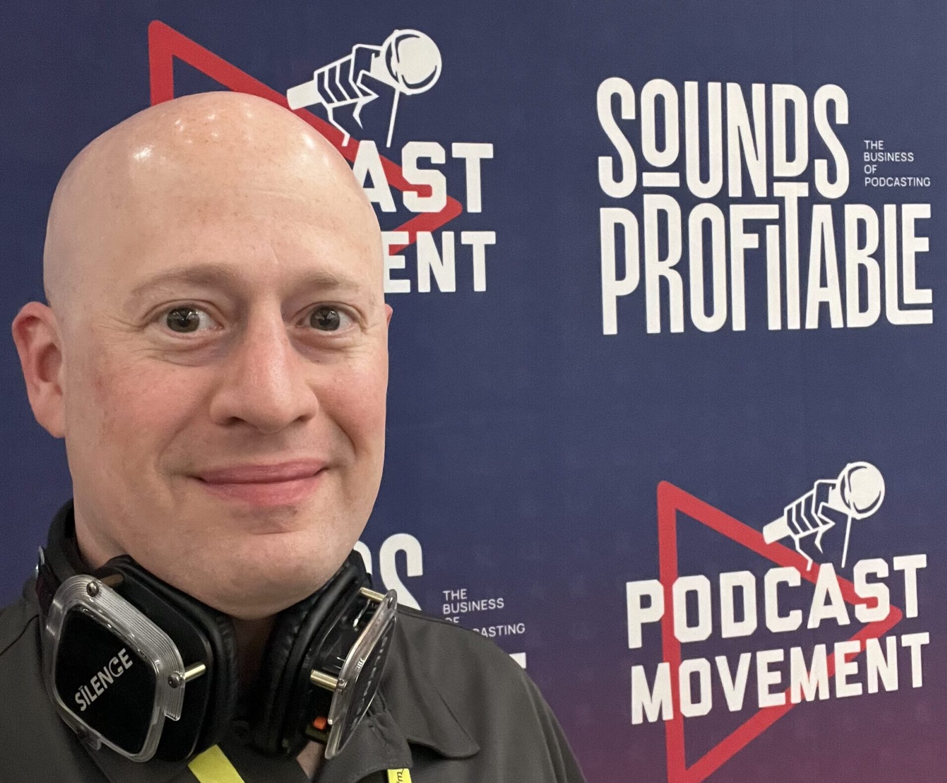 Jon "JAG" Gay at Podcast Movement 2025 in Dallas Texas