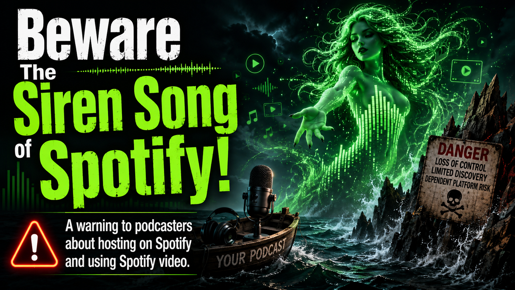 podcasters- beware the siren song of spotify